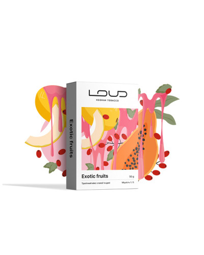 Табак для кальяна LOUD Lite 50 гр Exotic Fruits (Папайя дыня)