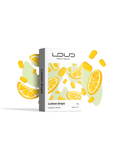 Табак для кальяна LOUD Lite 50 гр Lemon Drops (Леденцы с лимоном)