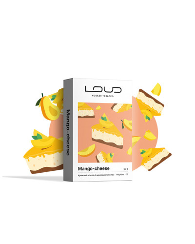 Табак для кальяну LOUD Lite 50 гр Mango cheese (Чізкейк з манго)
