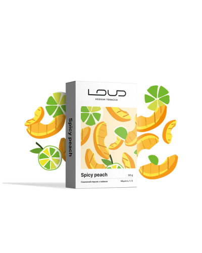 Табак для кальяну LOUD Lite 50 гр Spicy Peach (Персик з лаймом)