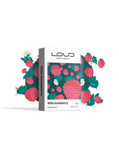 Табак для кальяну LOUD Lite 50 гр Wild strawberry (Суниця)