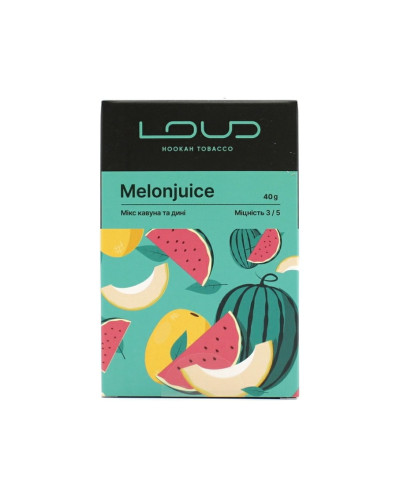 Табак для кальяну LOUD Medium 40 гр Melonjuice (Мікс кавуна та дині)