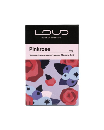 Табак для кальяна LOUD Medium 40 гр Pinkrose (Черника и роза)