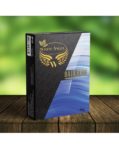 Табак White Angel Baja Blue (Чорниця м'ята) 50 гр (протермінований)