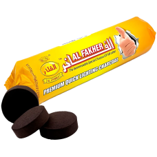 Вугілля самозаймаюче Al Fakher 10 шт (33мм)