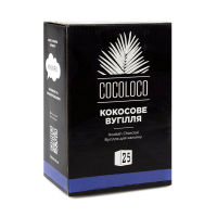 ВУГІЛЛЯ КОКОСОВЕ COCOLOCO 1 КГ (72 КУБИКА) 25 ММ