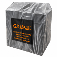 Вугілля горіхове GRESCO для кальяну 1 кг 26 мм (64 кубика)