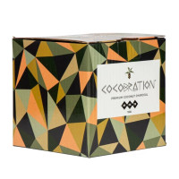 Вугілля кокосове Cocobration , 1кг (64 КУБИКА) 26 ММ 