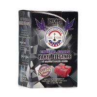 Вугілля кокосове Coco Yahya Elegance, 1кг (72 КУБИКА) 25 ММ