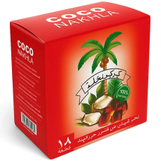 Вугілля кокосове Coco Nakhla 25х25 мм (18шт)