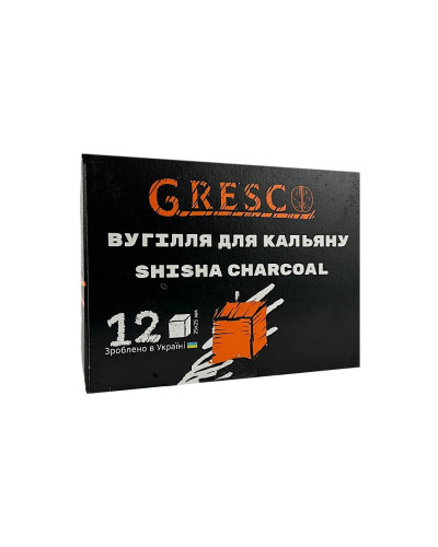 ВУГІЛЛЯ ГОРІХОВЕ GRESCO 0,165 КГ (12 КУБИКІВ) 25 ММ