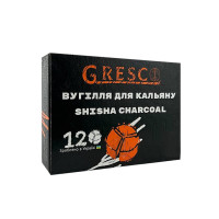 УГОЛЬ ОРЕХОВЫЙ GRESCO 0,165 кг (12 шт) под калауд