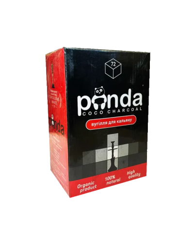 Уголь кокосовый Panda ( 72 куба) 25 ММ