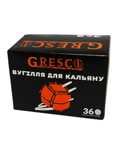 ВУГІЛЛЯ ГОРІХОВЕ GRESCO 0,5 КГ (36 шт) під калауд