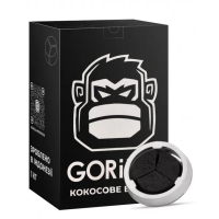 Вугілля кокосове Gorilla під калауд 1 кг (25х25 мм)