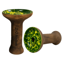 Чаша для кальяну 2x2 Medium Green (зелена матова)