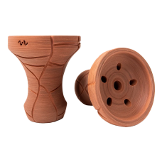 Чаша для кальяну 2х2 Еталон Hand Made (коричнева) турка