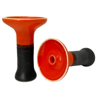 Чаша для кальяну 2x2 Medium Orange Graphite (помаранчева глянцева)