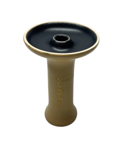 Чаша для кальяну 2x2 Medium Black Milk (Чорна матова)