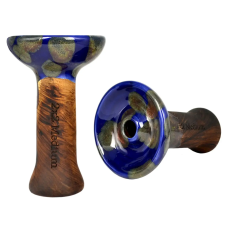 Чаша для кальяну 2x2 Medium Blue Graphite (синьо сіра)