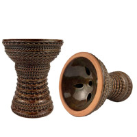 Чаша для кальяну GUSTO Bowls Turkish v2.0 Glaze Brown (коричнева)