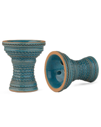 Чаша для кальяну GUSTO Bowls Turkish v2.0 Glaze Blue (синя)