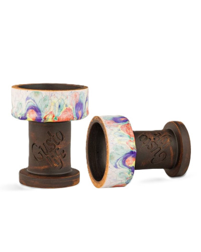 Чаша для кальяну GUSTO Bowls ROOK Harlekin (кольорова)