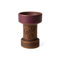 Чаша для кальяну GUSTO Bowls Rook Design Violet (фіолетова)