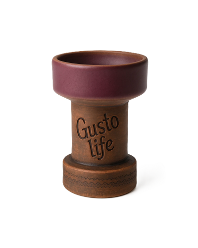 Чаша для кальяну GUSTO Bowls Rook Design Violet (фіолетова)