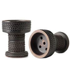 Чаша для кальяну GUSTO Bowls ROOK Design Black (чорна)