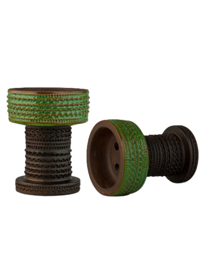 Чаша для кальяну GUSTO Bowls ROOK Design Light Green (світло зелена)