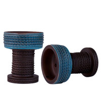 Чаша для кальяну GUSTO Bowls ROOK Design Marine (бірюзова)