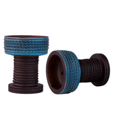 Чаша для кальяну GUSTO Bowls ROOK Design Marine (бірюзова)