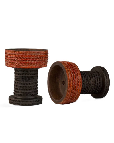 Чаша для кальяну GUSTO Bowls ROOK Design Red (червона)