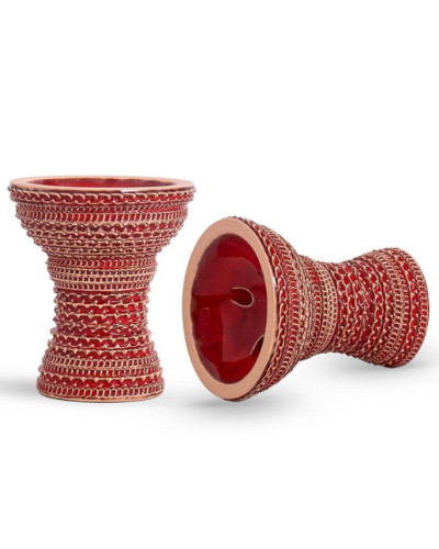 Чаша для кальяну GUSTO Bowls Turkish v2.0 Glaze Red (червона)