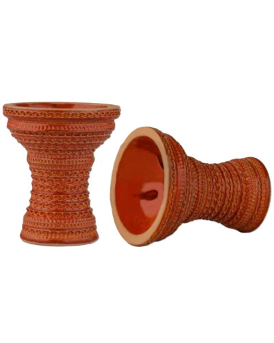 Чаша для кальяну GUSTO Bowls Turkish v2.0 Glaze Orange (помаранчева)