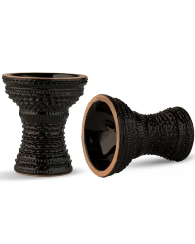 Чаша для кальяну GUSTO Bowls Turkish v2.0 Glaze Black (чорна)