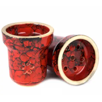 Чаша для кальяну Solaris EVA (червона з чорним)