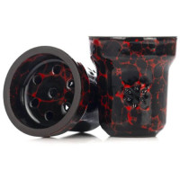 Чаша для кальяну Solaris ADAM (чорна з червоним)