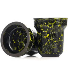 Чаша для кальяну Solaris ADAM (чорна з жовтим)