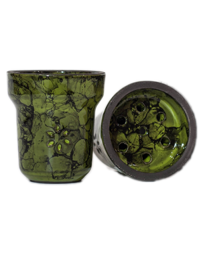 Чаша для кальяну Solaris EVA (зелена з чорним)