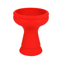 Силіконова чаша для кальяну Yahya, класична (червона)