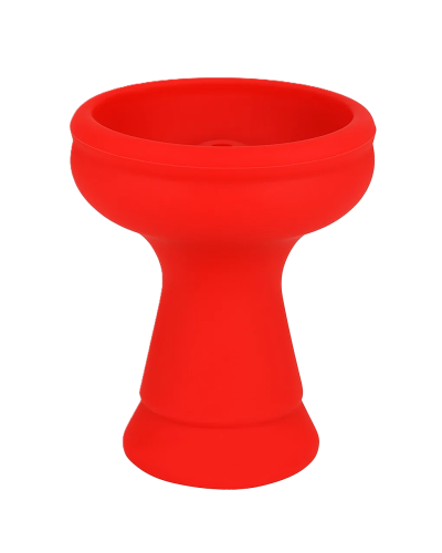Силіконова чаша для кальяну Yahya, класична (червона)