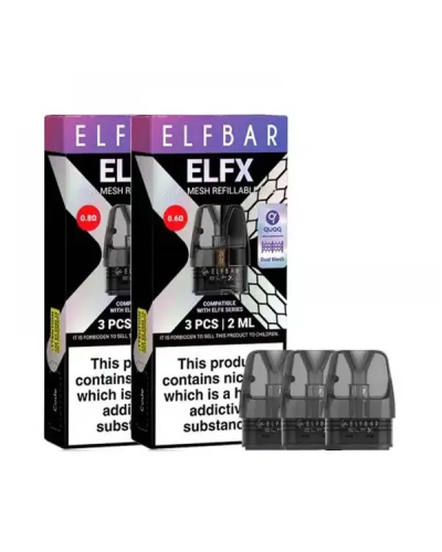 Змінний картридж Elf Bar ELFX Dual Mesh 0.8 Ом 2 мл