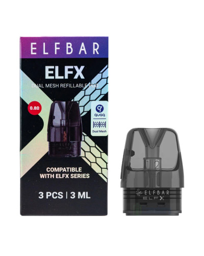 Змінний картридж Elf Bar ELFX Dual Mesh 0.8 Ом 3 мл