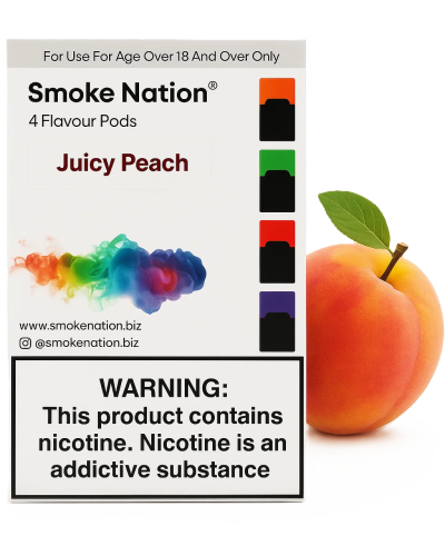Картриджі Smoke Nation для JUUL 1 Juicy Peach (персик) 5%