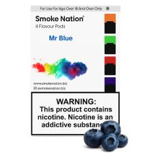 Картриджі Smoke Nation для JUUL 1 Mr Blue (чорниця) 5%