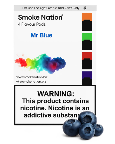 Картриджі Smoke Nation для JUUL 1 Mr Blue (чорниця) 5%