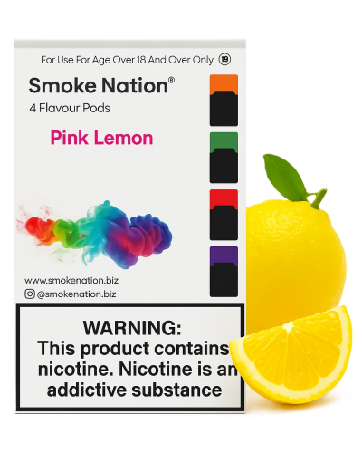 Картриджі Smoke Nation для JUUL 1 Pink Lemon (Лимон) 5%