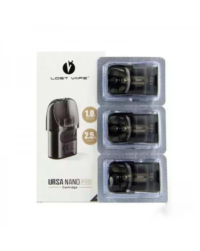 Картридж Lost Vape Ursa Nano 2.5 мл с сопротивлением 1.0 Ом Картридж Lost Vape Ursa Nano 2.5 мл с сопротивлением 1.0 Ом